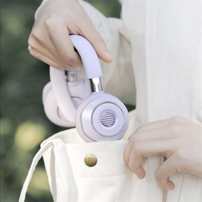 5V 0.6A Personal Portable Bladeless Neck Fan Push Button Control