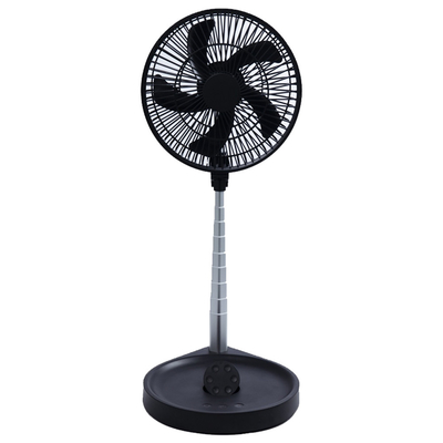 Retractable 8 Inch Portable Foldable Fan USB 10000mAh Desktop Folding Fan With LED Light