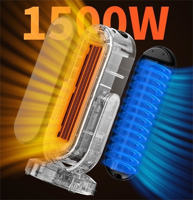 3 Speed Levels Desktop Heater Fan Adjust Up And Down Avaliable