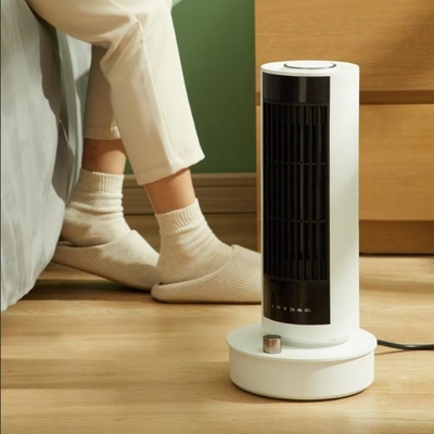 Office Floor Standing Fan Heaters ABS+PC Anti Flaming Waterproof IP44